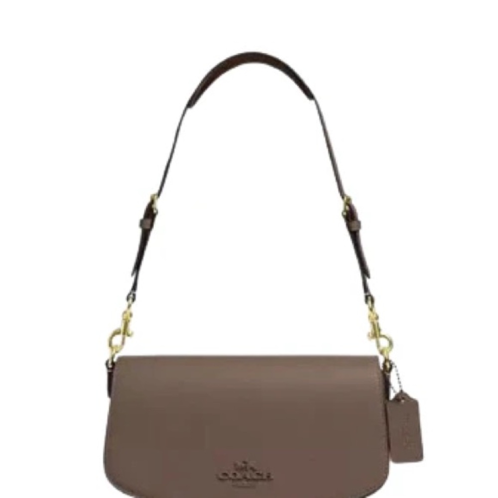 Coach Tan Leather Shoulder Bag